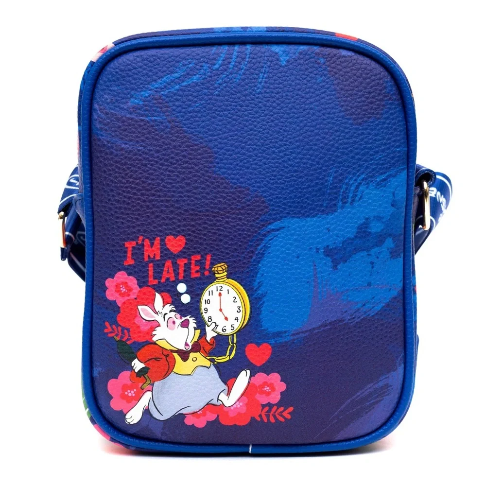 Disney Floral Blue Crossbody Bag - Picture 5 of 6
